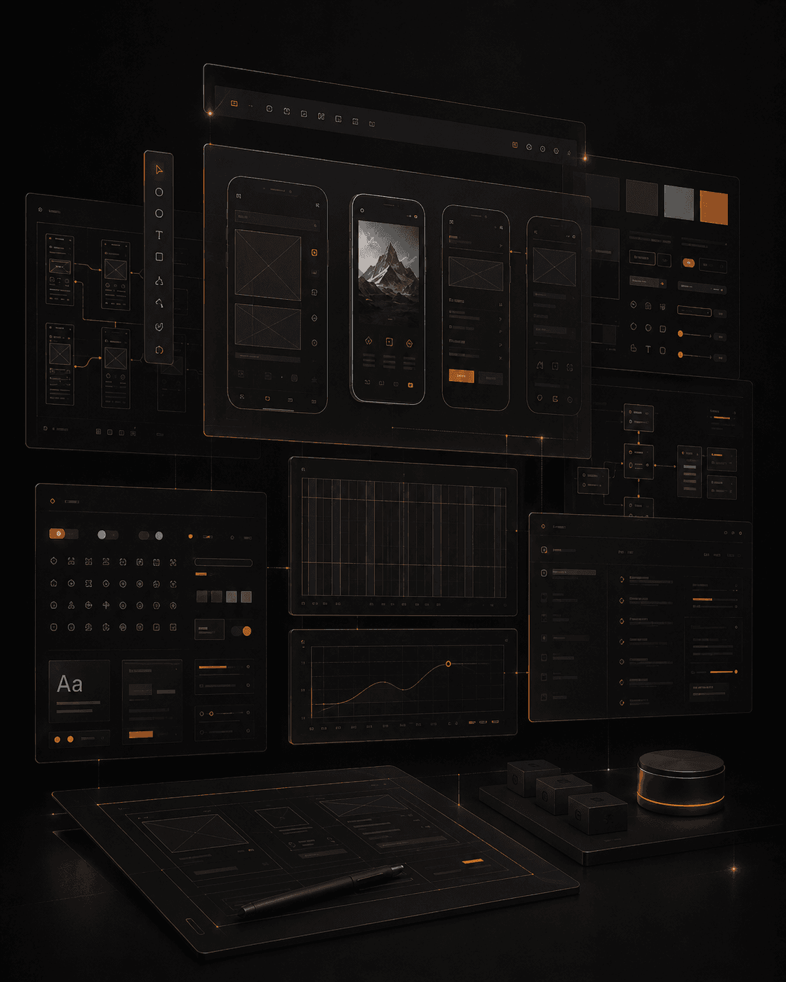 Product UI/UX Design service visual