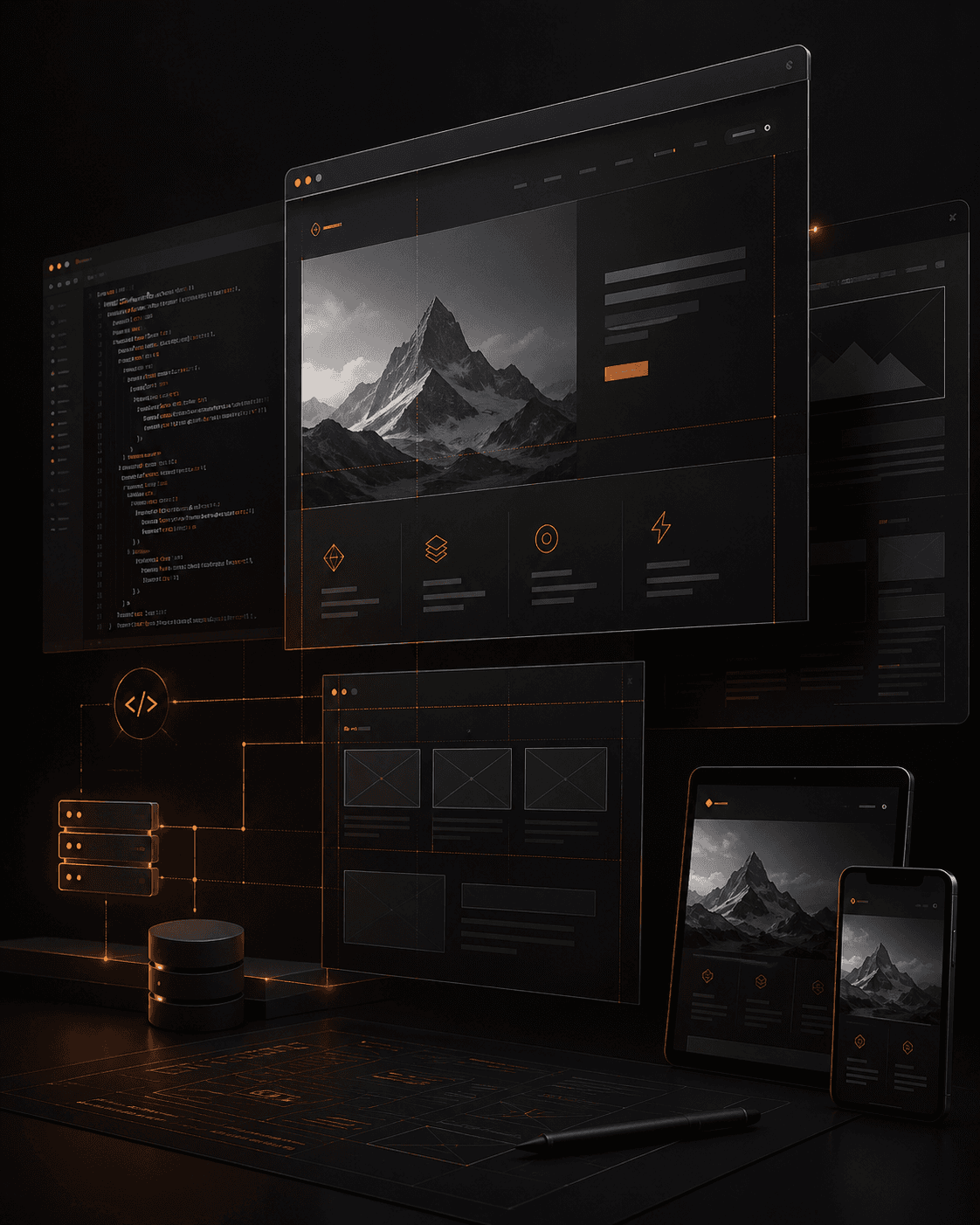 Web Development service visual